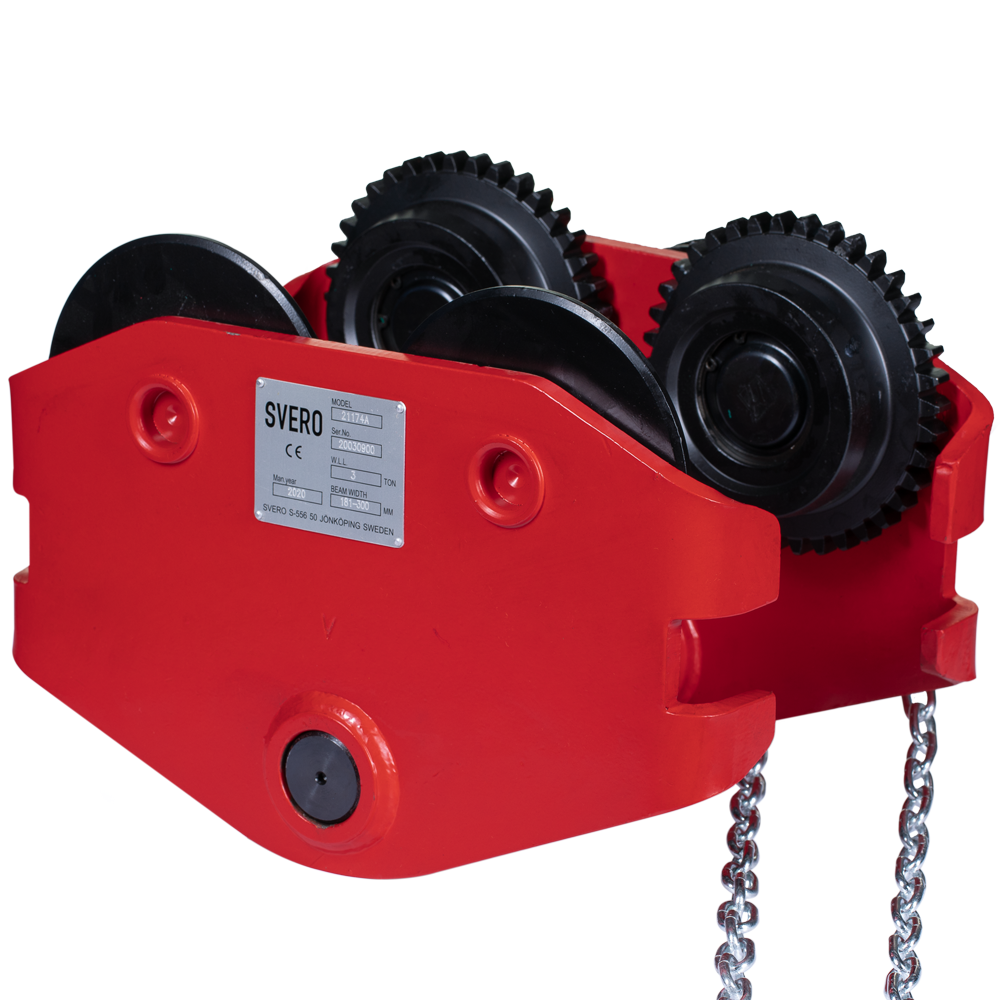 Beam Trolley Geared 21174A 3000kg