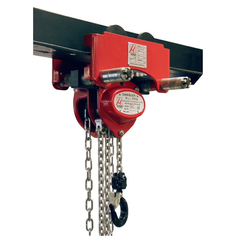 Trolley with integrated Chain Block