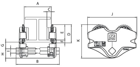 Skubløbekat, aluminium type 23 tegning