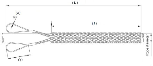 Cable Sock measurements