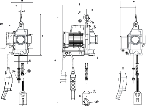 Elektrisk rebtalje MINIFOR™