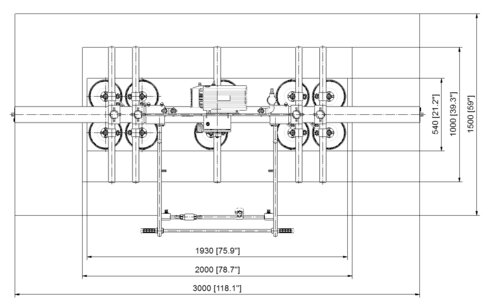 Vacuum Beam Aero 1500/10R measurement