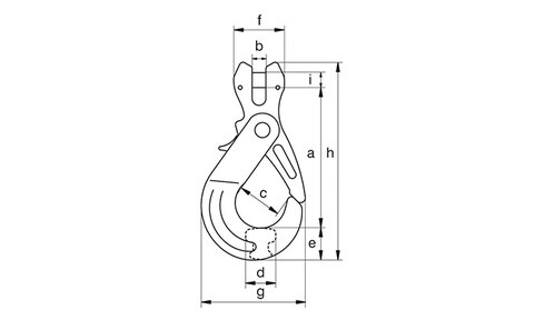 Sikkerhedskrog m/gaffel_dwg