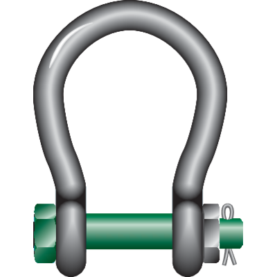 Sjækkel med sikkerhedsbolt Green Pin® G-4263