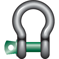 Sjækkel med skruepin Green Pin® G-4161
