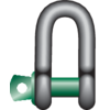 Standard D-sjækkel Green Pin® G-4151