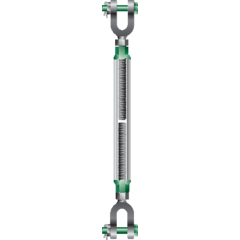 Bardunstrammer, gaffel/gaffel Green Pin® G-6323