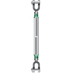 Turnbuckle Jaw/Jaw with cotter pin Green Pin® G-6313