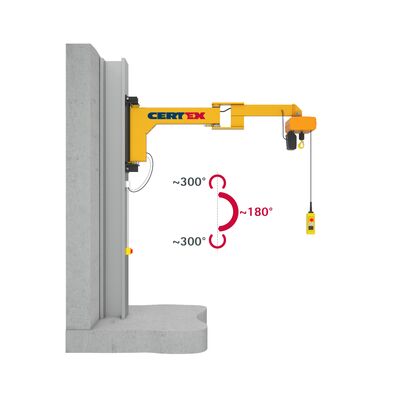 Wall-mounted Jib Crane CERTEX BOY BW