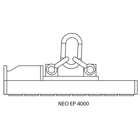 Løftemagnet NEO EP 4000 stregtegning