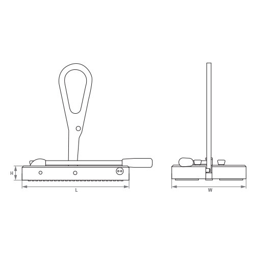 Løftemagnet GP 250 tegning - CERTEX Danmark | © CERTEX Danmark A/S Løftemagnet GP 250 tegning | © CERTEX Danmark A/S
