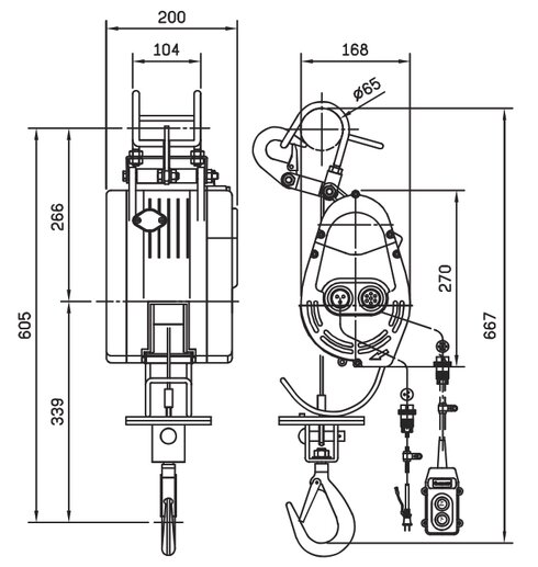 Stilladshejs CWS-80_dwg