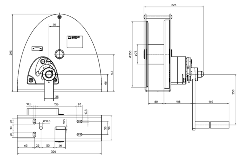 Håndspil type KWV/KWE_dwg