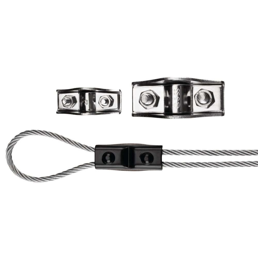 Wire rope clips for steel wire ropes. To be used for general applications.