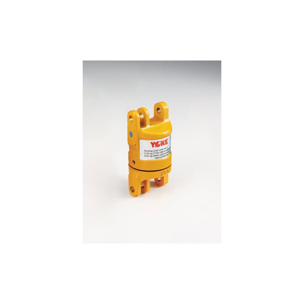 Insulated swivel for assembling with other suspension parts in Grade 8 material.  