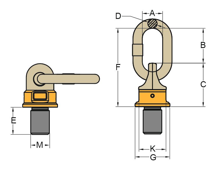 Svirveløjebolt Super Point 8-251 tegning