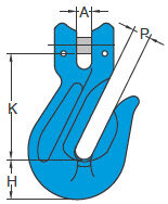Parallelkrog m/gaffel X-042 tegning a