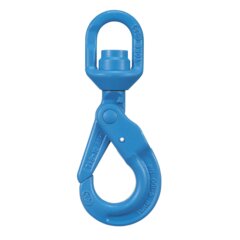 Yoke X-027N Swivel Self Locking Hook with ball bearing performs to fully swivel under load Swivel Self Locking Hook X-027N