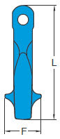 Parallelkrog m/gaffel X-042 tegning b