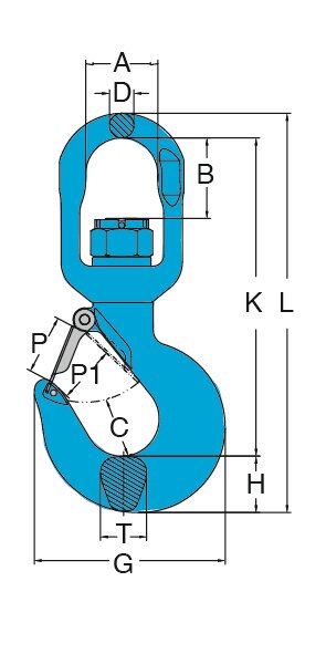 Krog med svirvel X-175N tegning