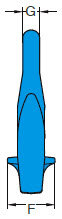 Parallelkrog m/øje X-041 tegning b