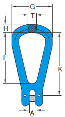 Ring m/gaffel X-059 tegning