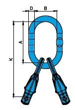 Yoke X-A05 Grab Master Link 2 measurements