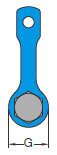 Sjækkel m/gaffel X-066 tegning 2