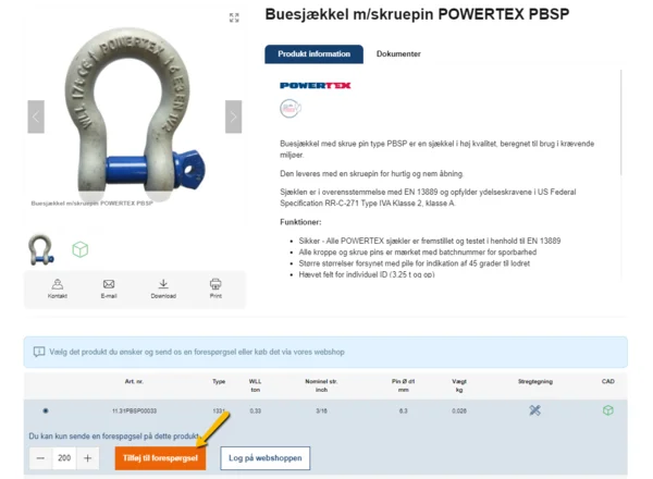 tilføj til forespørgsel