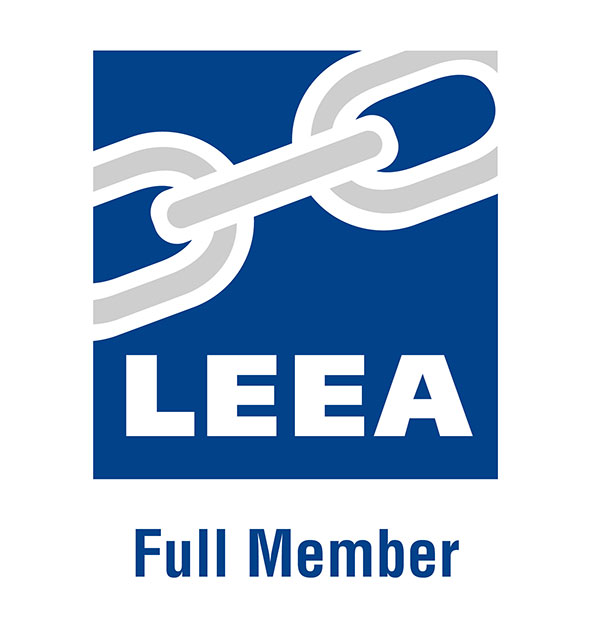 Vi er fuld medlem af LEEA, som står for 