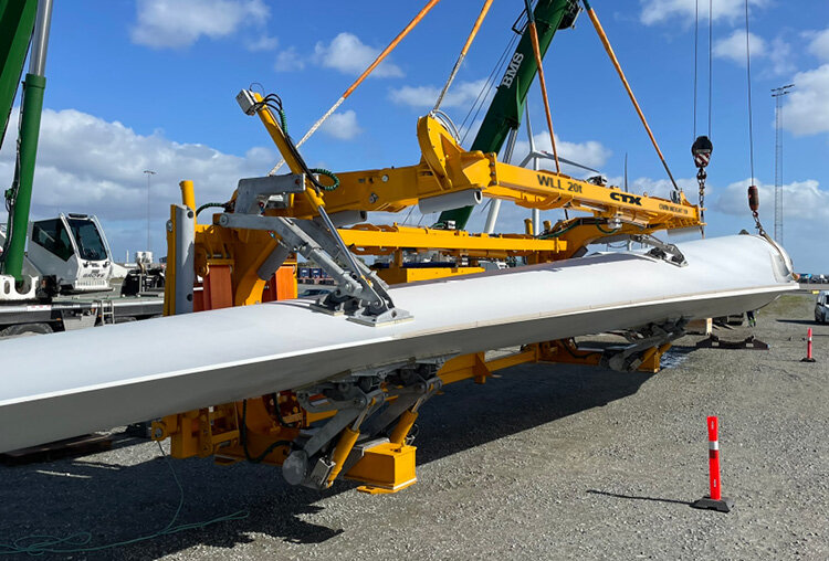 Universal lifting tool for wind turbine blades | © CERTEX Danmark A/S