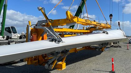 Universal lifting tool for wind turbine blades | © CERTEX Danmark A/S