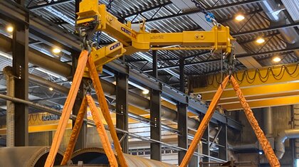Custom-designed lifting beam | © CERTEX Danmark A/S