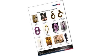 Kassation kædesling og -komponenter | © CERTEX Danmark A/S