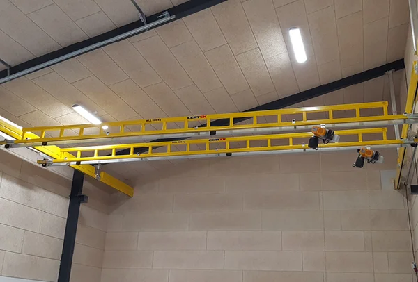Light overhead crane for Vredo Danmark