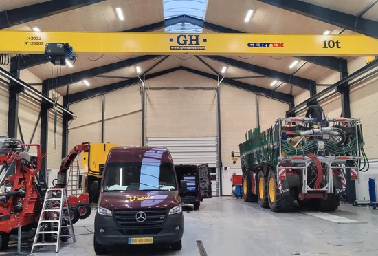 10-tons CERTEX-GH traverskran til Vredo Danmark | © CERTEX Danmark A/S