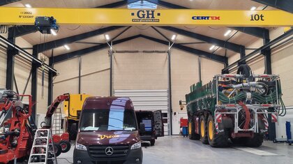 10-tons CERTEX-GH traverskran til Vredo Danmark | © CERTEX Danmark A/S