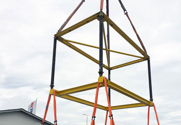 Load test lifting frame 