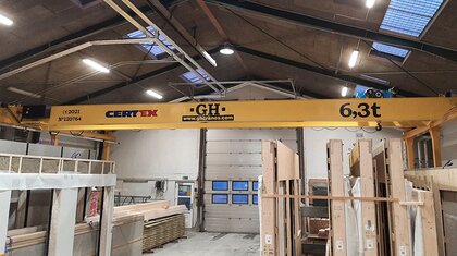 Traverskran til Leth Beton | © CERTEX Danmark A/S