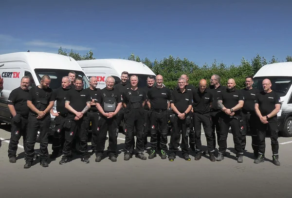 Vores kranteam | © CERTEX Danmark A/S
