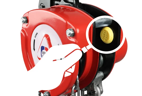 RFID detail on POWERTEX Chain Block | © CERTEX Danmark A/S