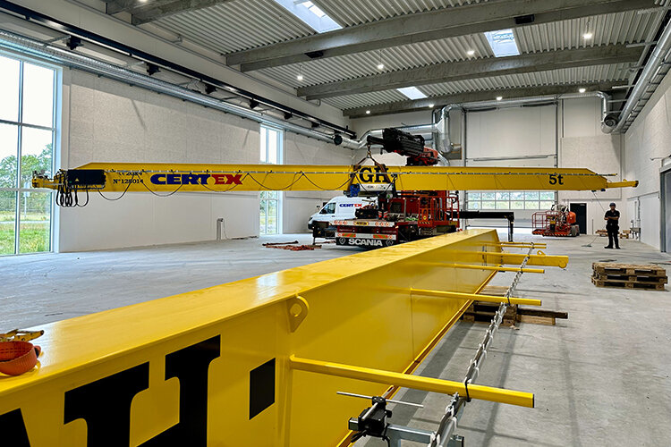 CERTEX Danmark A/S monterer kran hos Fasterholt Maskinfabrik | © CERTEX Danmark A/S CERTEX Danmark A/S monterer kran hos Fasterholt Maskinfabrik | © CERTEX Danmark A/S