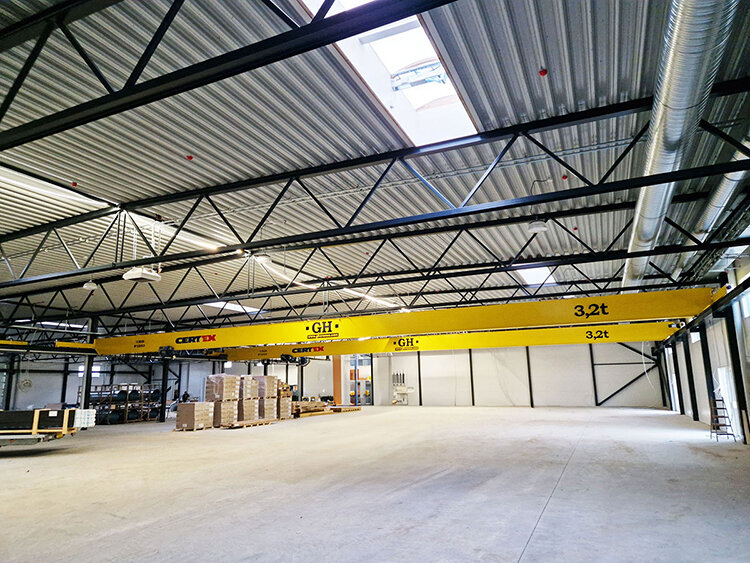Traverskraner fra CERTEX til Fredborg A/S | © CERTEX Danmark A/S Traverskraner fra CERTEX til Fredborg A/S | © CERTEX Danmark A/S