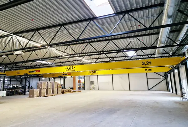 CERTEX Danmark A/S har leveret traverskraner til Fredborg A/S | © CERTEX Danmark A/S
