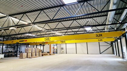 CERTEX Danmark A/S har leveret traverskraner til Fredborg A/S | © CERTEX Danmark A/S