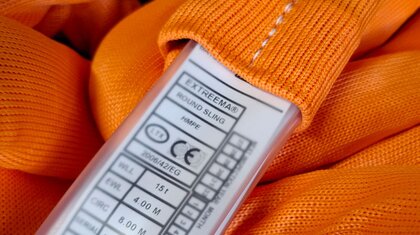 Label på HMPE sling