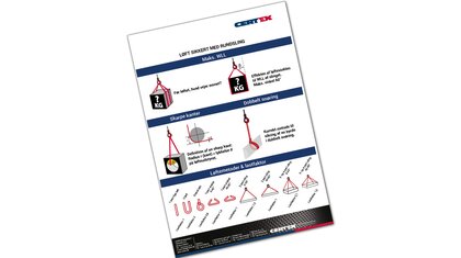 Sikker løft med rundsling | © CERTEX Danmark A/S