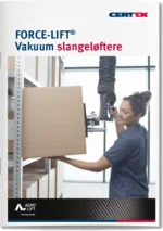 Brochure om FORCE-LIFT® Vakuum slangeløftere | © CERTEX Danmark A/S
