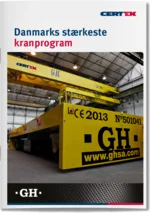 Brochure om vores CERTEX-GH kranprogram | © CERTEX Danmark A/S