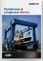 Brochure om vores CERTEX-GH marinekraner | © CERTEX Danmark A/S